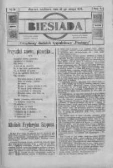 Biesiada: bezpłatny dodatek tygodniowy "Postępu" 1916.02.27 R.4 Nr9