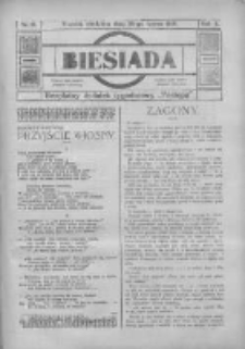 Biesiada: bezpłatny dodatek tygodniowy "Postępu" 1916.03.26 R.4 Nr13
