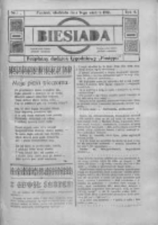 Biesiada: bezpłatny dodatek tygodniowy "Postępu" 1916.04.09 R.4 Nr15