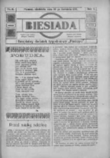 Biesiada: bezpłatny dodatek tygodniowy "Postępu" 1916.04.30 R.4 Nr18