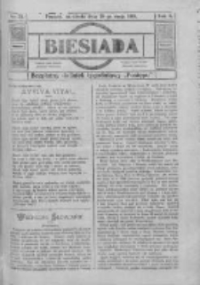 Biesiada: bezpłatny dodatek tygodniowy "Postępu" 1916.05.28 R.4 Nr22