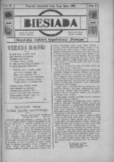 Biesiada: bezpłatny dodatek tygodniowy "Postępu" 1916.07.02 R.4 Nr27