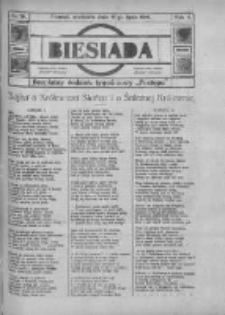 Biesiada: bezpłatny dodatek tygodniowy "Postępu" 1916.07.16 R.4 Nr29