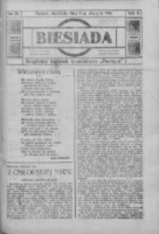 Biesiada: bezpłatny dodatek tygodniowy "Postępu" 1916.08.06 R.4 Nr32