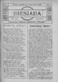 Biesiada: bezpłatny dodatek tygodniowy "Postępu" 1916.08.13 R.4 Nr32