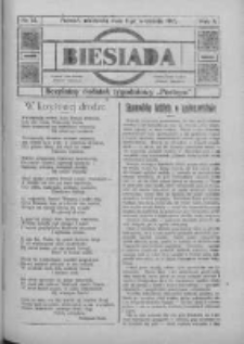Biesiada: bezpłatny dodatek tygodniowy "Postępu" 1916.09.03 R.4 Nr35