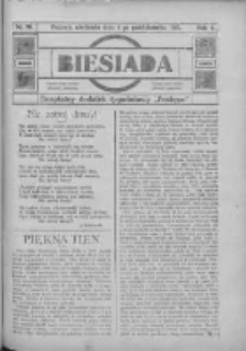 Biesiada: bezpłatny dodatek tygodniowy "Postępu" 1916.10.01 R.4 Nr39