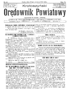 Krotoszyński Orędownik Powiatowy 1932.06.29 R.57 Nr49