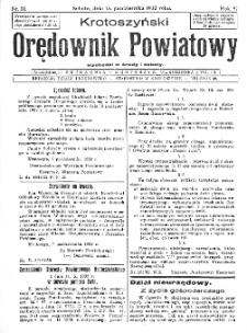 Krotoszyński Orędownik Powiatowy 1932.10.15 R.57 Nr80