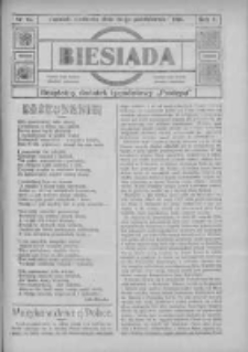 Biesiada: bezpłatny dodatek tygodniowy "Postępu" 1916.10.22 R.4 Nr42