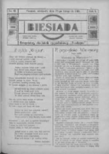 Biesiada: bezpłatny dodatek tygodniowy "Postępu" 1916.11.12 R.4 Nr45
