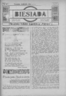 Biesiada: bezpłatny dodatek tygodniowy "Postępu" 1916.11.26 R.4 Nr47