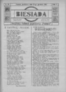 Biesiada: bezpłatny dodatek tygodniowy "Postępu" 1916.12.10 R.4 Nr49