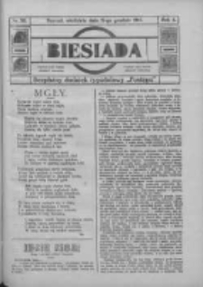 Biesiada: bezpłatny dodatek tygodniowy "Postępu" 1916.12.17 R.4 Nr50