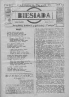 Biesiada: bezpłatny dodatek tygodniowy "Postępu" 1916.12.31 R.4 Nr52