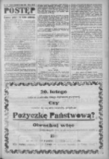 Postęp: narodowe pismo katolicko-ludowe niezależne pod każdym względem 1919.02.13 R.30 Nr36