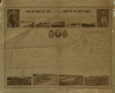 Plan du canal de Suez