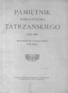 Pamiętnik Towarzystwa Tatrzańskiego. 1906 T.27