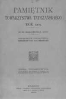 Pamiętnik Towarzystwa Tatrzańskiego. 1909 T.30