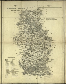 Karte des Schrodaer Kreise Regr. Bezk Posen