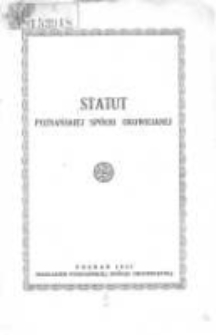 Statut Poznańskiej Spółki Okowicianej