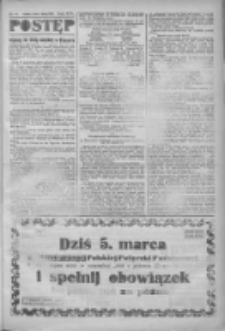 Postęp: narodowe pismo katolicko-ludowe niezależne pod każdym względem 1919.03.05 R.30 Nr53