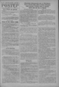 Postęp: narodowe pismo katolicko-ludowe niezależne pod każdym względem 1919.07.23 R.30 Nr167