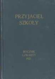 Przyjaciel Szkoły. 1925 R.4 nr1