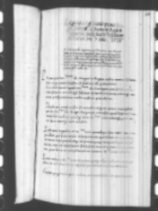 Legatio a Sigismundo primo rege Poloniae, ad Joannem regem Vngariae, data Jacobo Vilamowski aulico, 7 VII 1539