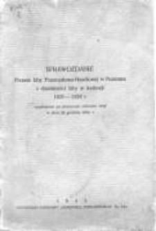 Sprawozdanie Prezesa Izby Przemysłowo-Handlowej w Poznaniu z działalności Izby w kadencji 1929-1934: wygłoszone na plenarnym zebraniu Izby w dniu 28 grudnia 1934r.