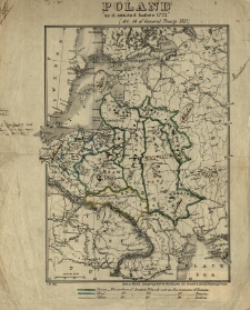 Poland "as it existed before 1772" (Art. 14 of General Treaty 1815). J[ames] W[yld] del.