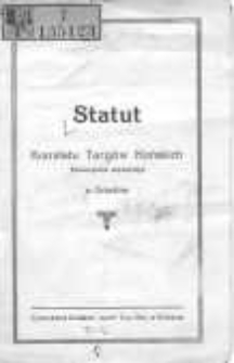 Statut Komitetu Targów Końskich