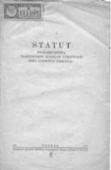 Statut Stowarzyszenia Plantatorów Buraków Cukrowych przy Cukrowni Września