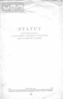 Statut Stowarzyszenia Plantatorów Buraków Cukrowych przy Cukrowni Gniezno