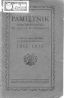 Pamiętnik Koła Śpiewackiego św. Cecylji w Ostrorogu: z okazji uroczystości 25-letniego istnienia 1911-1936