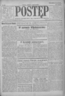 Postęp: pismo codzienne dla rodzin polskich 1922.01.21 R.33 Nr17