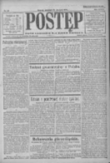 Postęp: pismo codzienne dla rodzin polskich 1922.01.29 R.33 Nr24