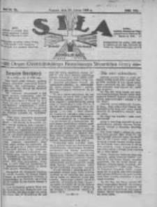 Siła: organ Chrześcijańskiego Narodowego Stronnictwa Pracy 1922.03.24 R.2 Nr12