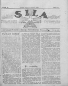 Siła: organ Chrześcijańskiego Narodowego Stronnictwa Pracy 1922.04.13 R.2 Nr15