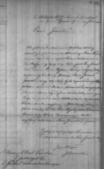 J. Badowski do Władysława Zamoyskiego. List z 20 VIII 1855 r.