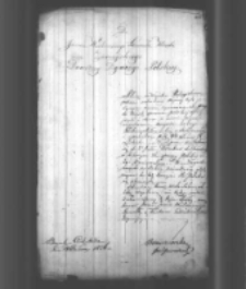 Boniszewski do Władysława Zamoyskiego. List z 14 VI 1856 r.