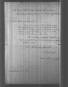 Antoni Brzeziński do Władysława Zamoyskiego. Konstantynopol 8 V 1856 r.