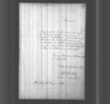 Alfred Feuillette do Władysława Zamoyskiego. Marsylia 14 II 1856