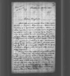 L. JózefJerzmanowski do Władysława Zamoyskiego. Listy z 1856 r.