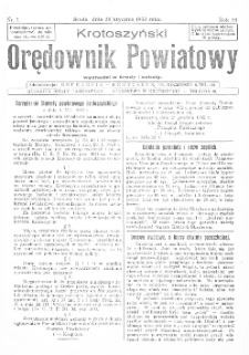 Krotoszyński Orędownik Powiatowy 1933.01.25 R.58 Nr7