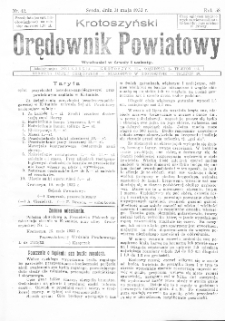 Krotoszyński Orędownik Powiatowy 1933.05.31 R.58 Nr42