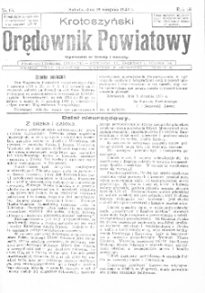 Krotoszyński Orędownik Powiatowy 1933.08.19 R.58 Nr65