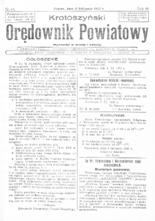 Krotoszyński Orędownik Powiatowy 1933.11.11 R.58 Nr89