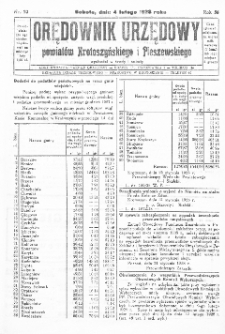 Orędownik Urzędowy Powiatów Krotoszyńskiego i Pleszewskiego 1928.02.04 R.55 Nr10