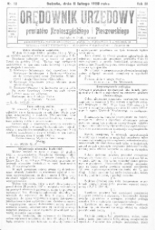 Orędownik Urzędowy Powiatów Krotoszyńskiego i Pleszewskiego 1928.02.11 R.55 Nr12